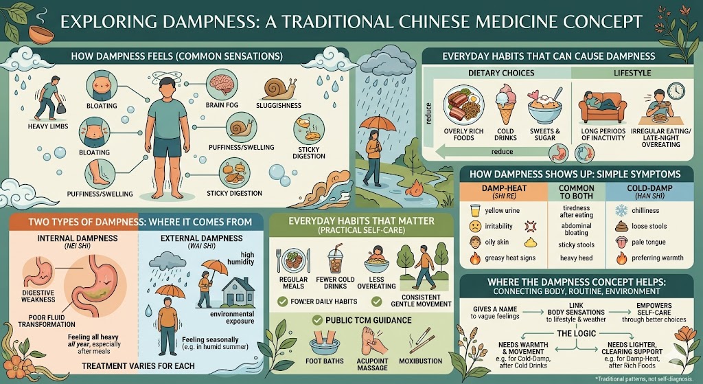 What Is Dampness in TCM? Bloating, Heaviness, and Everyday Habits Explained related TCM photo