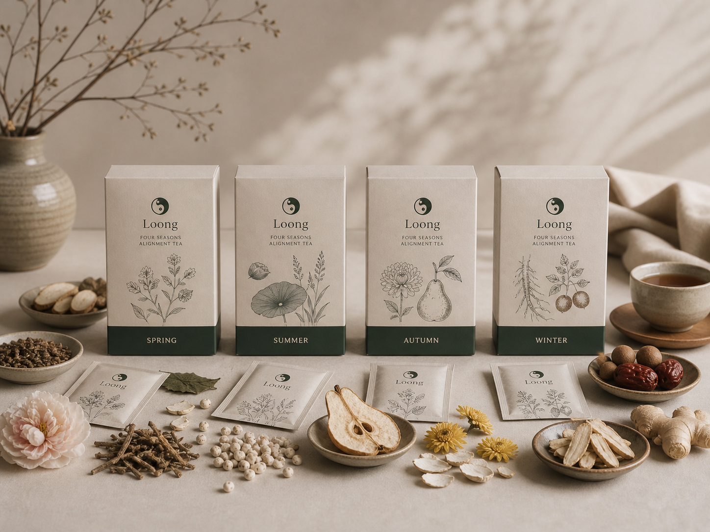 Four Seasons Alignment Tea tea bag product photo